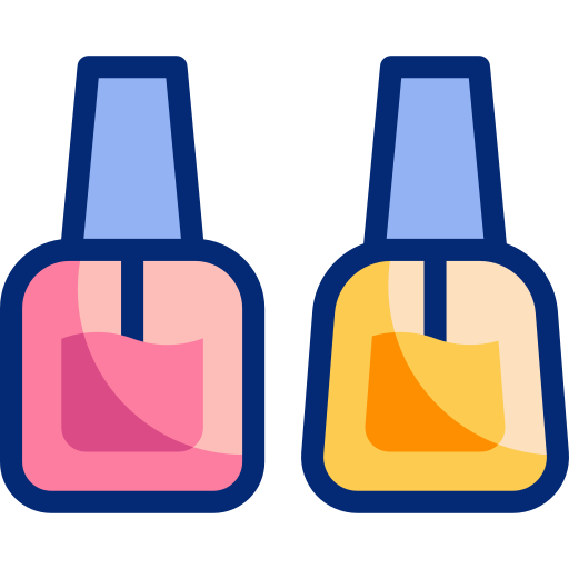 three bottles of nail polish